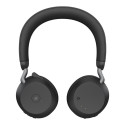JABRA Evolve2 75 Headset on-ear Bluetooth wireless active noise cancelling USB-C noise isolating bla