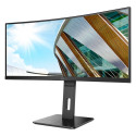 AOC CU34P2A 34inch 3440x1440 VA Curved H/A 150MM 100hz FreeSync Premium ULTRAWIDE USB HUB SPEAKERS D