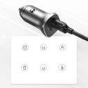 Ugreen USB laadija USB-C - USB-A 24W PD QC, hall (30780)