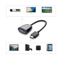 Ugreen Cable Cord Adapter Adapter One Way HDMI (Male) to VGA (Female) FHD Black (MM105 40253)