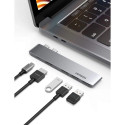 Ugreen multifunctional HUB 2x USB Type C to USB Type C PD (Thunderbolt 3, 100W, 4K @ 60 Hz, 10 Gbps)