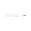 Ugreen multifunctional HUB 2x USB Type C to USB Type C PD (Thunderbolt 3, 100W, 4K @ 60 Hz, 10 Gbps)