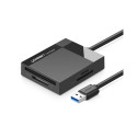 Ugreen USB 3.0 SD / micro SD / CF / MS memory card reader black (30231)