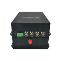 LevelOne 4-Channel BNC over Fiber Optic Extender Kit, 20km