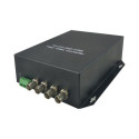 LevelOne 4-Channel BNC over Fiber Optic Extender Kit, 20km