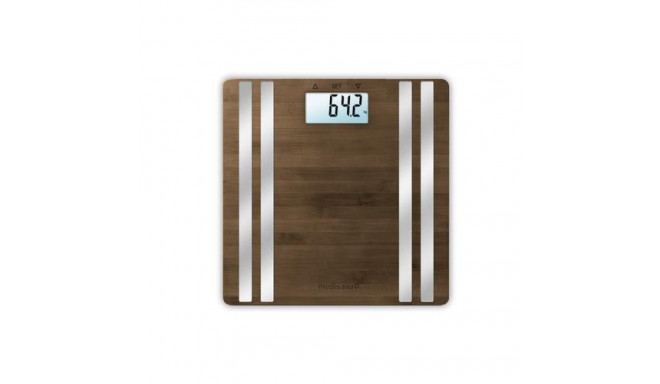 Medisana BS 552 Rectangle Bamboo, Silver Electronic personal scale
