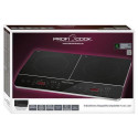 ProfiCook PC-DKI 1067 Black Countertop 60.5 cm Zone induction hob 2 zone(s)