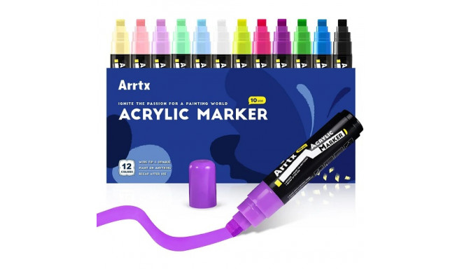 Acrylic Marker Pens ARRTX (12 colors)