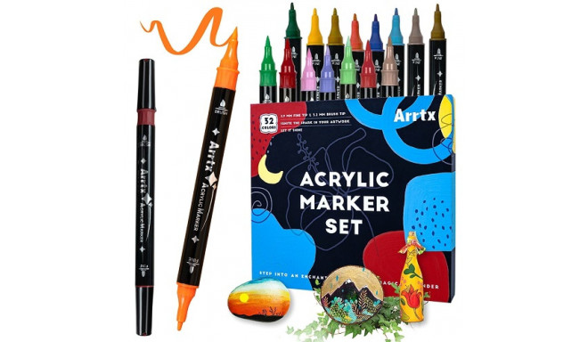 Acrylic Marker Pens ARRTX (32 colors)