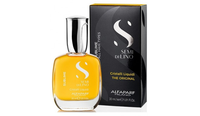 Alfaparf Milano сыворотка для волос Semi Di Lino Sublime Cristalli Liquidi 30 мл