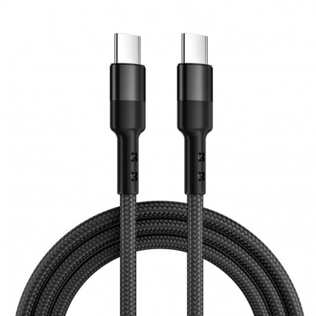 Caruba USB C to USB C 60W Cable 1 Meter Black