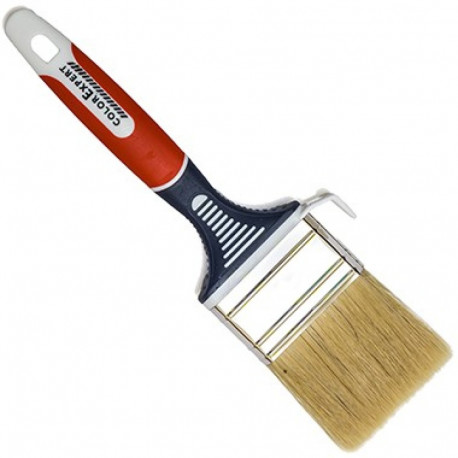 Ota plakana 60mm, bēšīgi sari, sarkans 3K kāts