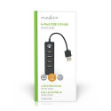 Nedis UHUBU2420BK USB Hub - Splitter