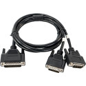 HOLLYLAND HL-TCB09 DB25 MALE TO DUAL DB15 MALE TALLY CABLE