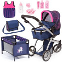 Bayer Doll's Stroller, Combi Bed Mega Set 18354AC