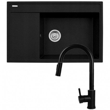 Komplekt – valamu PYRAMIS CAMEA (79x50) 1B 1D R + segisti IDEA must Edition – 070168502BE – volcano