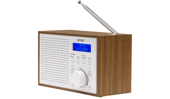 Denver DAB-46 Compact DAB+/FM Radio White