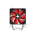 Xilence A402 Processor Cooler 9.2 cm Black, Red, Silver