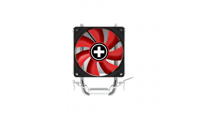 Xilence A402 Processor Cooler 9.2 cm Black, Red, Silver