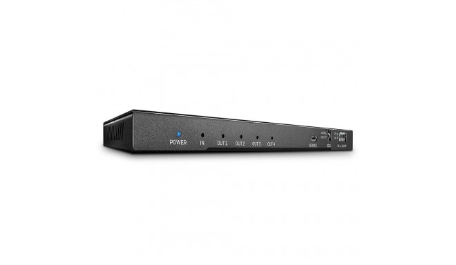 Lindy 4 Port HDMI 18G Splitter with Audio and Downscaling