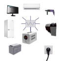 Qoltec Pure Sine Wave UPS | 1000VA | 700W | Grey