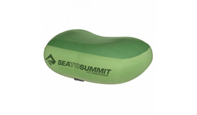 Sea To Summit Aeros Premium Pillow täispuhutav reisipadi laimiroheline