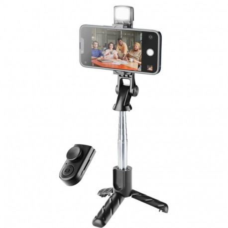 Statiiv Cellular Line Selfie Stick Tripod Bluetooth LED