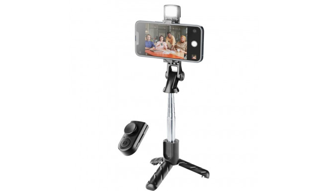Statiiv Cellular Line Selfie Stick Tripod Bluetooth LED