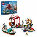 Blocks City 60422 Seaside Harbor with Cargo Ship
