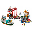 Blocks City 60422 Seaside Harbor with Cargo Ship