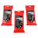 car interior cleaning wipes, moistened 24pc matt finish