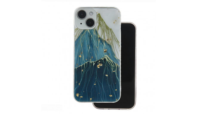 Gold Glam case for iPhone 11 mountain