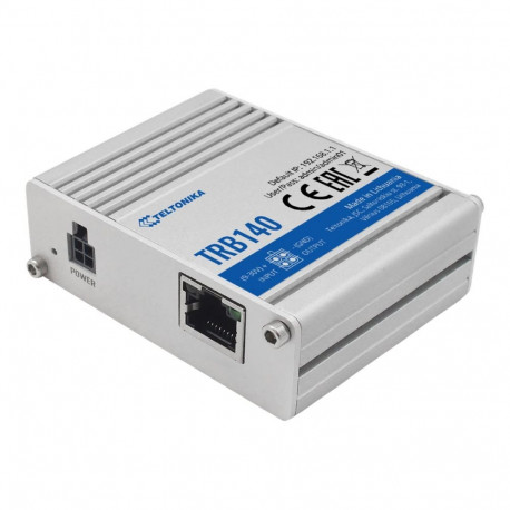 Teltonika | LTE Router | TRB140 | No Wi-Fi | 10/100/1000 Mbit/s | Ethernet LAN (RJ-45) ports 1 | Mes