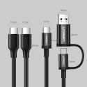 Ugreen US286 USB-C - USB-C PD QC 3A 480Mb/s 2m cable - black