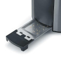 Severin AT 2589 toaster 2 slice(s) 800 W Black, Stainless steel