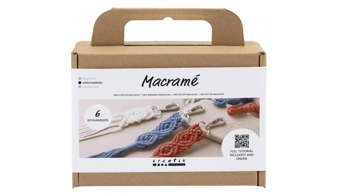 Käsitöökomplekt Creativ Mini Macramé võtmehoidja, makramee