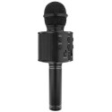 RoGer Bluetooth Microphone Karaoke With Build In Speaker / 2x 5W / Aux / USB / MicroSD / Black