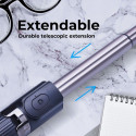 Mocco Gimbal 4in1 Universāls Selfie Stick ar 1x ass stabilizatoru / Tripod Statnis / Bluetooth Tālva