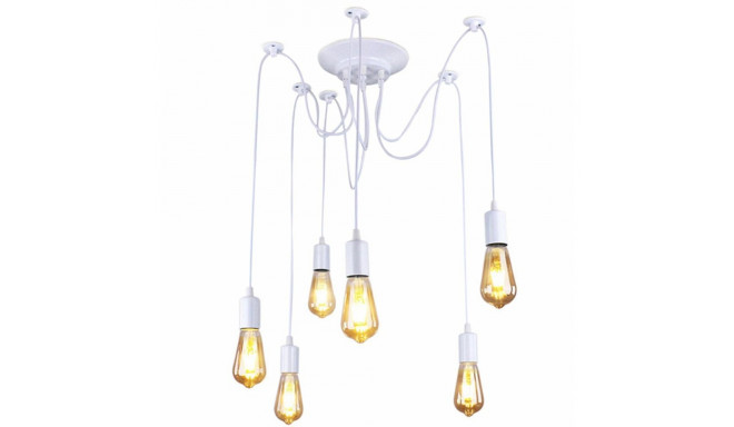 ZD74B LAMPA SUFITOWA 6 RAMION BIAŁA