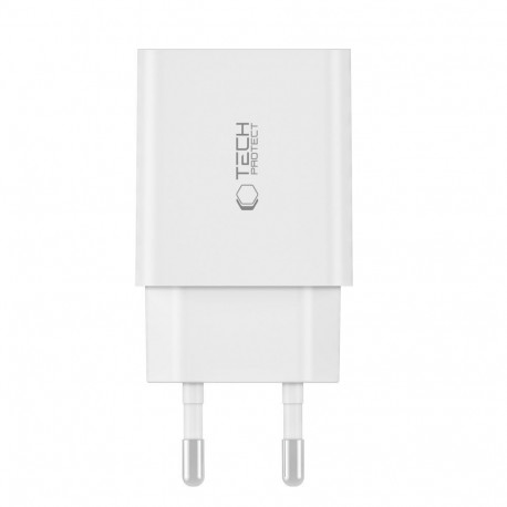 TECH-PROTECT C35W 2-PORT NETWORK CHARGER PD 35W WHITE