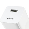 Baseus wall charger QC 3.0 1x USB 3A white