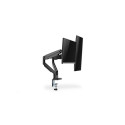 Digitus | Desk Mount | Universal Dual Monitor Mount with Gas Spring and Clamp Mount | Swivel, height