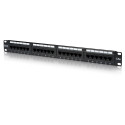 Digitus | Patch Panel | DN-91524U | Black | Category: CAT 5e; Ports: 24 x RJ45; Retention strength: 