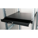 Equip Lockable Drawer 19&#039;, 1U, RAL9005 Black