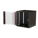 Equip Pro Mount 19&#039; Cabinet, 12U, 600X600MM, RAL9005 Black