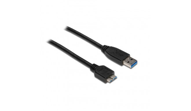 Alcasa USB A - USB Micro B, m - m, 0.5m USB cable USB 3.2 Gen 1 (3.1 Gen 1) Micro-USB B Black