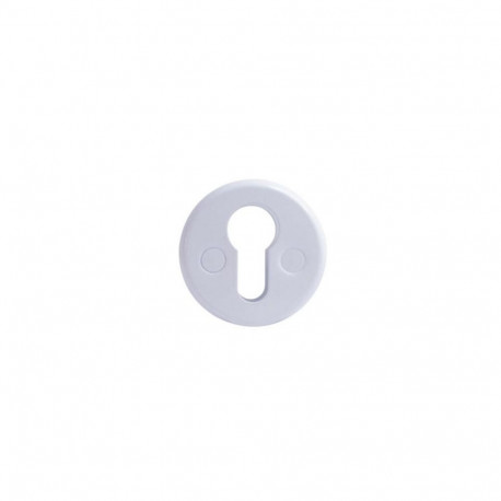 ESCUTCHEON 016PZ STEEL CYLINDER WHITE