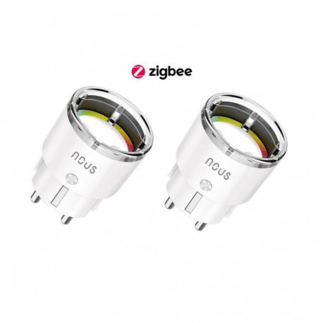 Smart ZigBee Socket NOUS A1Z (2pcs) 15A with energy meter, TUYA / Smart Life