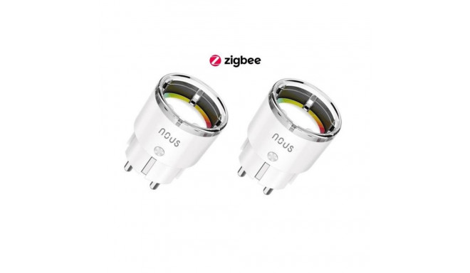 Smart ZigBee Socket NOUS A1Z (2pcs) 15A with energy meter, TUYA / Smart Life