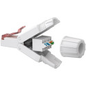 Connector RJ45 8pin Cat6 - Tooless, AWG 22/1 - 24/1